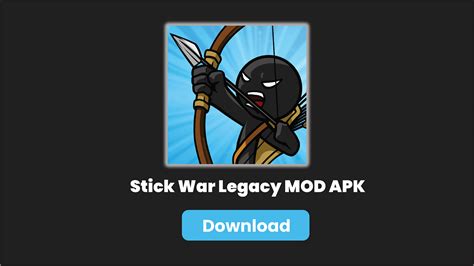 Stick War Legacy MOD APK V2023.5.227 (999 Army, Unlimited All).
